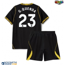 Otroški Nogometni dresi Chelsea Geovany Quenda #23 Gostujoči 2026-27 Kratek Rokav (+ Kratke hlače)